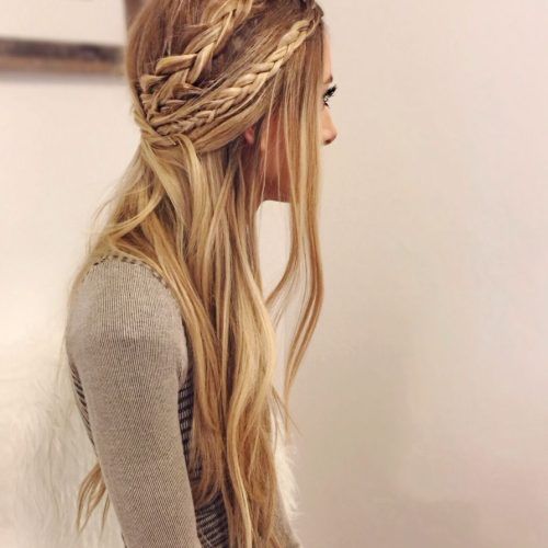 Double Braided Look Wedding Hairstyles For Straightened Hair (Photo 1 of 20)