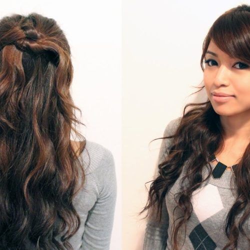 Easy Wedding Hairstyles For Long Curly Hair (Photo 4 of 15)