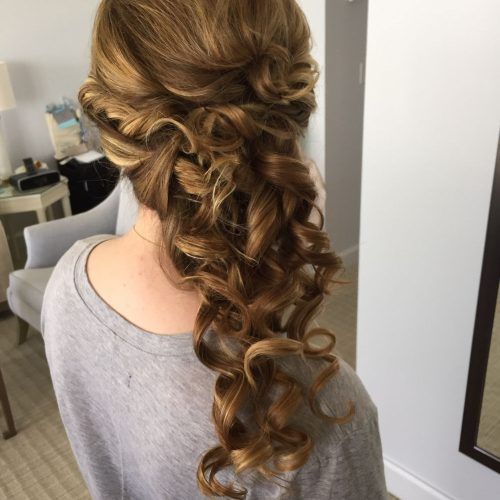 Fabulous Cascade Of Loose Curls Bridal Hairstyles (Photo 7 of 20)