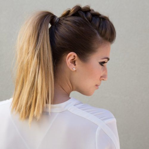 Faux Hawk Ponytail Hairstyles (Photo 9 of 20)