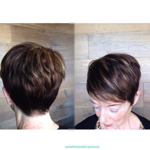 Feathered Pixie With Balayage Highlights (Photo 4 of 20)