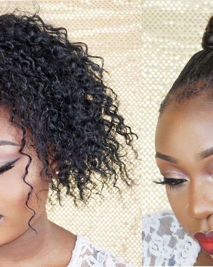 20 Collection of High Curly Black Ponytail Hairstyles
