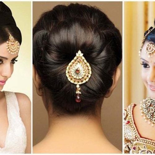 Indian Bun Wedding Hairstyles (Photo 1 of 15)