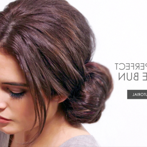 Knotted Side Bun Updo (Photo 3 of 15)