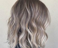 20 Best Ideas Lob Haircuts with Ash Blonde Highlights
