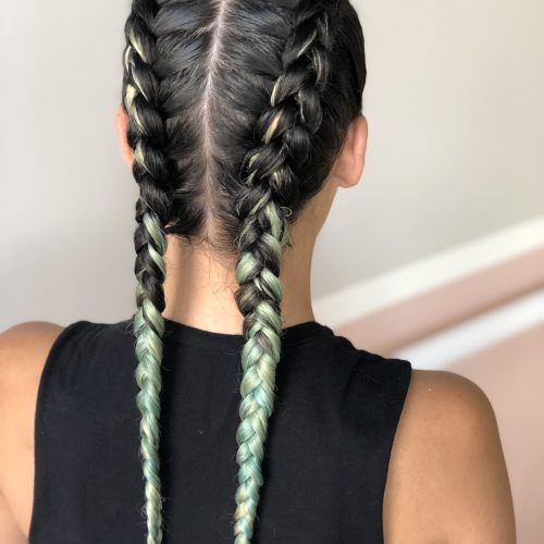 Long Hairstyles With Multiple Braids (Photo 4 of 20)