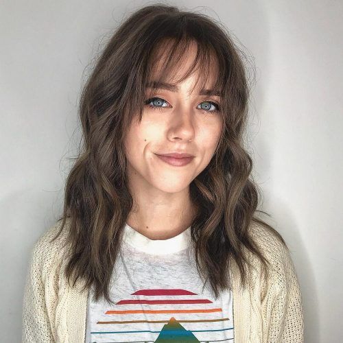 Medium Hairstyles For Women With Bangs (Photo 1 of 20)