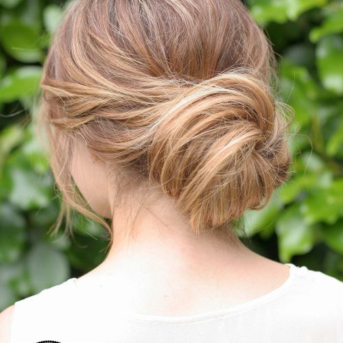 Messy Updos Wedding Hairstyles (Photo 12 of 15)