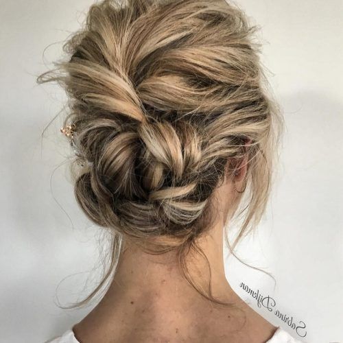 Messy Updos Wedding Hairstyles (Photo 13 of 15)