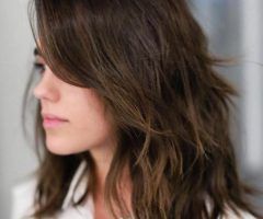 20 Photos Mid-length Feathered Shag Haircuts for Thick Hair