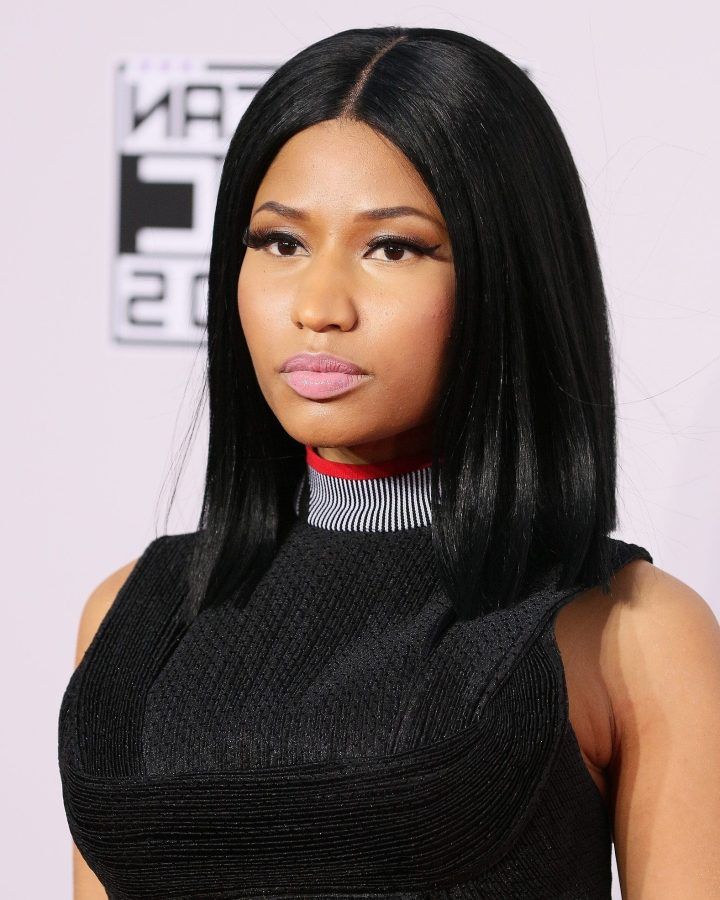 20 Inspirations Minaj Pony Hairstyles with Arched Bangs