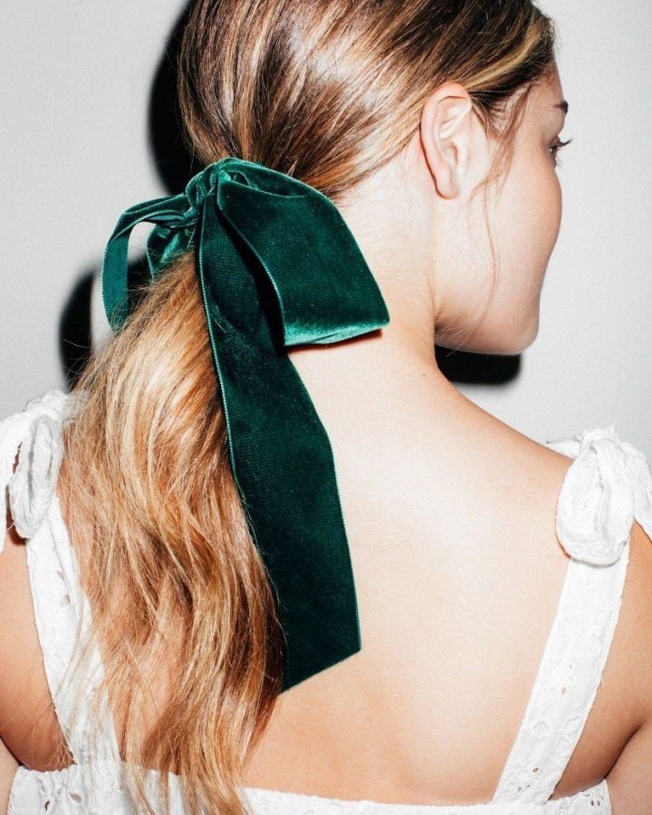 20 Inspirations Ponytail Bridal Hairstyles with Headband and Bow