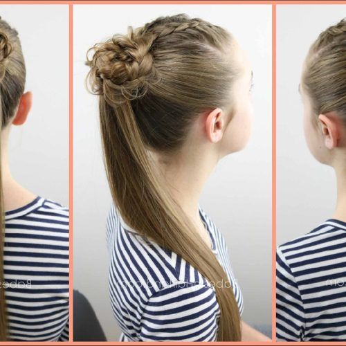 Ponytail Hairstyles With A Braided Element (Photo 9 of 20)