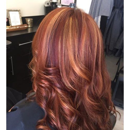 Red Highlights For Type 3C Hairstyles (Photo 8 of 20)