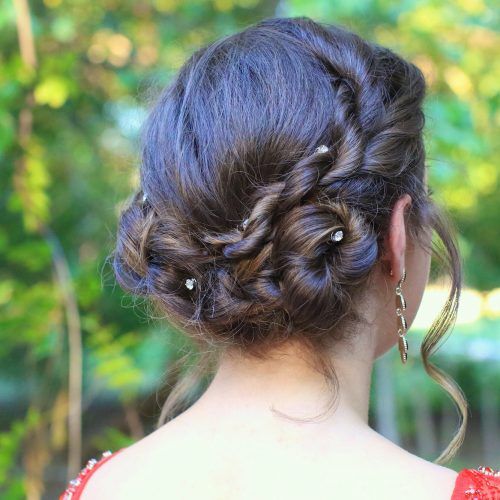 Rope Twist Updo Hairstyles With Accessories (Photo 4 of 20)