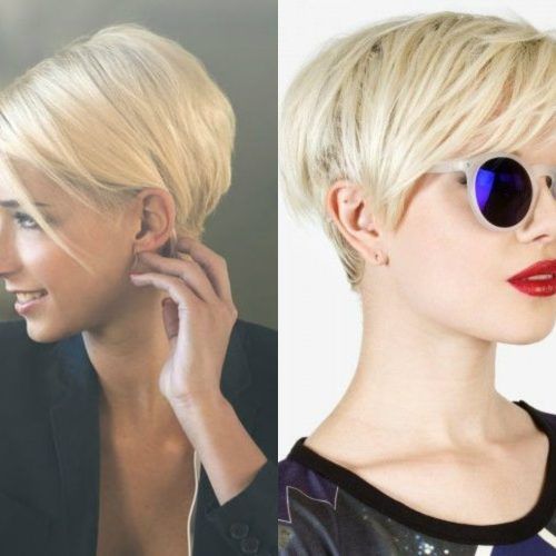 Short Blonde Bob Hairstyles With Layers (Photo 13 of 20)