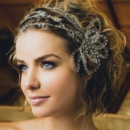 Short Wedding Hairstyles With A Swanky Headband (Photo 20 of 20)