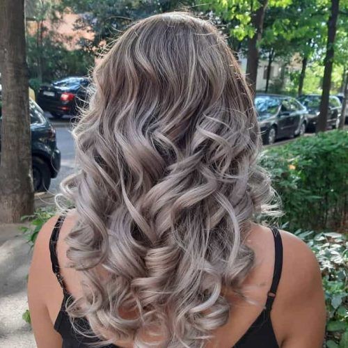 Silver Loose Curls Haircuts (Photo 10 of 20)