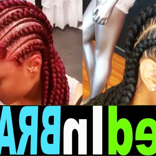 Thin And Thick Cornrows Under Braid Hairstyles (Photo 17 of 20)