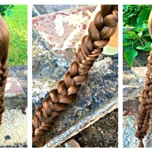 Three Strand Pigtails Braid Hairstyles (Photo 4 of 20)