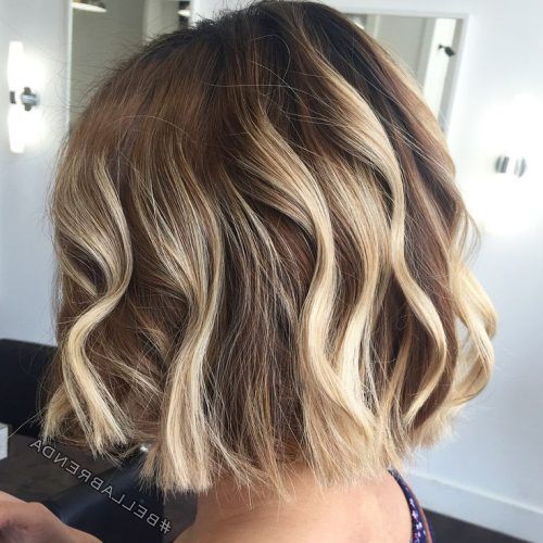 Waves Haircuts With Blonde Ombre (Photo 6 of 20)