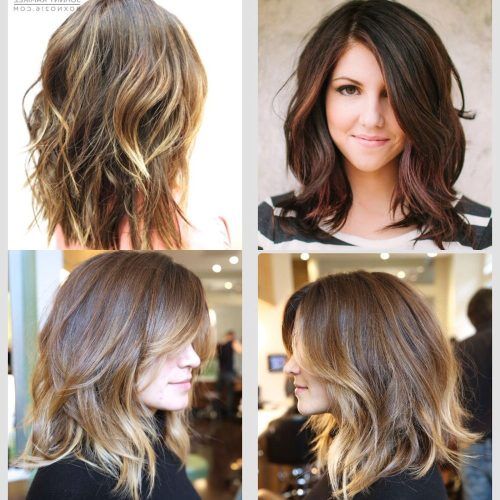 Wavy Lob Hairstyles With Face-Framing Highlights (Photo 6 of 20)