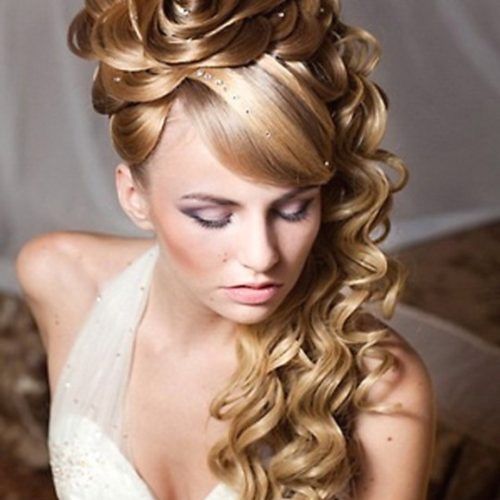 Wedding Hairstyles For Long Hair With Side Swept (Photo 13 of 15)