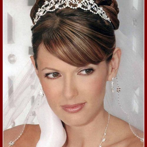 Wedding Updos For Long Hair With Tiara (Photo 8 of 15)