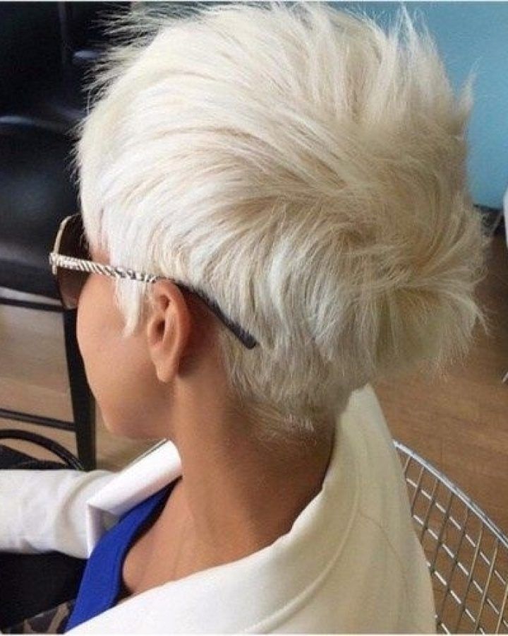 15 Best Collection of Platinum Blonde Disheveled Pixie Haircuts