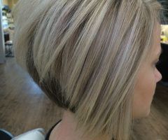 20 Best Collection of Asymmetry Blonde Bob Hairstyles Enhanced by Color