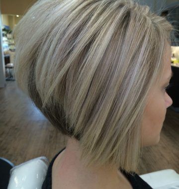 Asymmetry Blonde Bob Hairstyles Enhanced by Color
