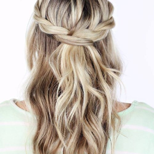 Blonde Braided And Twisted Ponytails (Photo 20 of 20)