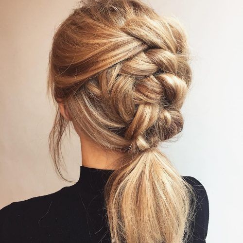 Braided And Knotted Ponytail Hairstyles (Photo 10 of 20)