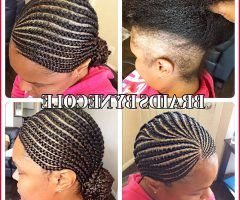 2024 Popular Cornrows Hairstyles with No Edges