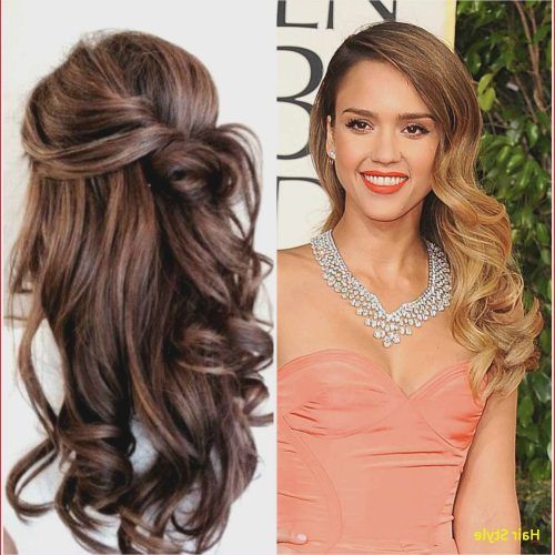 Curls Clipped To The Side Bridal Hairstyles (Photo 16 of 20)