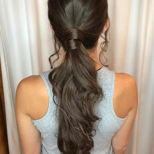 Fancy Flowing Ponytail Hairstyles For Wedding (Photo 16 of 20)