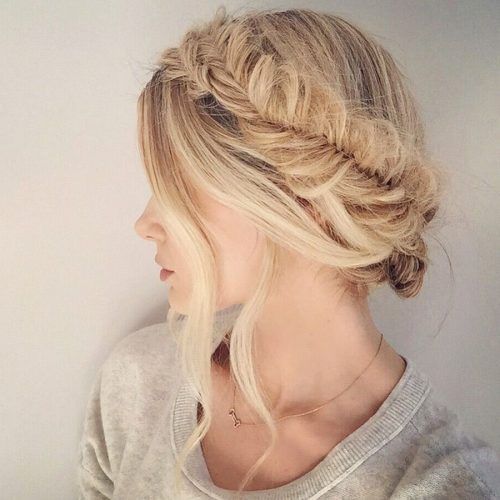 Fishtail Crown Braid Hairstyles (Photo 3 of 20)