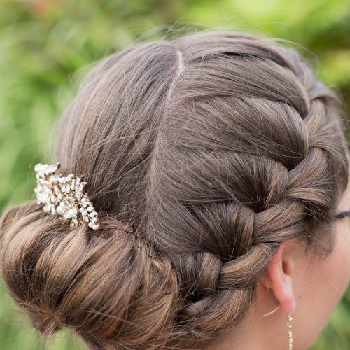 Jewelled Basket-Weave Prom Updos (Photo 1 of 20)