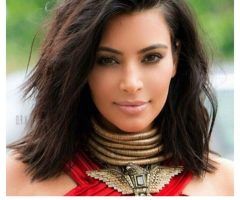 20 Collection of Kim Kardashian Medium Hairstyles