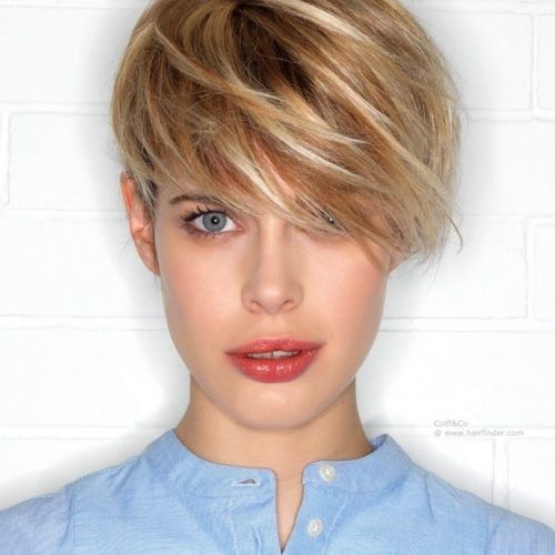 Long Honey Blonde And Black Pixie Hairstyles (Photo 9 of 20)