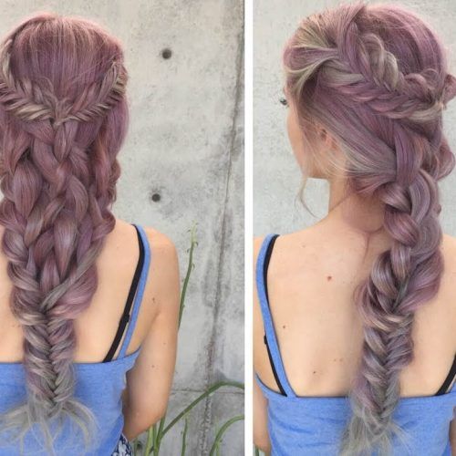 Mermaid Braid Hairstyles With A Fishtail (Photo 9 of 20)