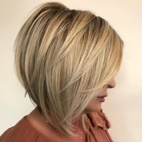 Point Cut Bob Hairstyles With Caramel Balayage (Photo 6 of 20)