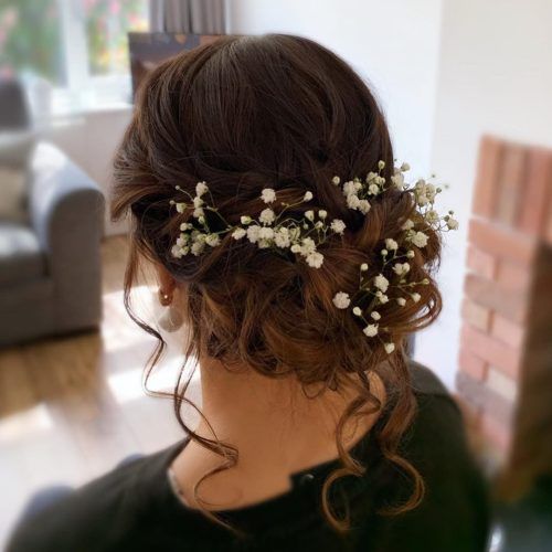 Romantic Florals Updo Hairstyles (Photo 7 of 20)