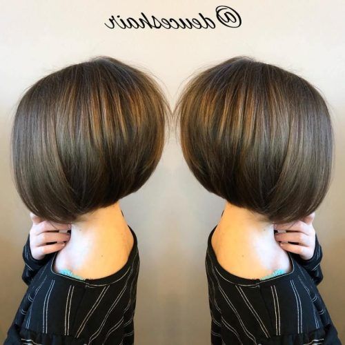 Rounded Sleek Bob Hairstyles With Minimal Layers (Photo 5 of 20)