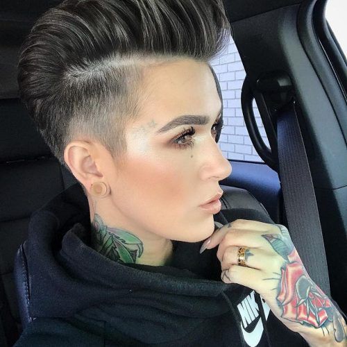 Short Hair Wedding Fauxhawk Hairstyles With Shaved Sides (Photo 11 of 20)