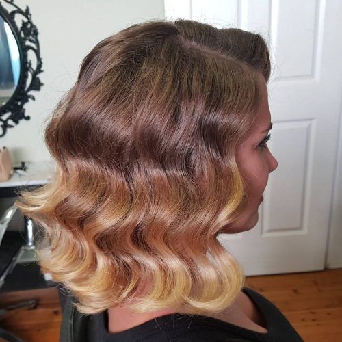 Short Wedding Hairstyles With Vintage Curls (Photo 15 of 20)