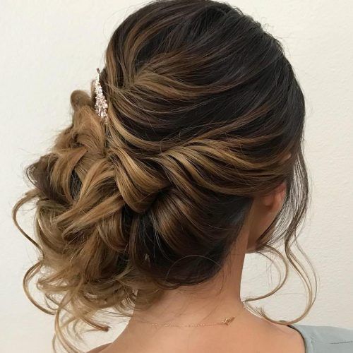Side Updo For Long Thick Hair (Photo 1 of 15)