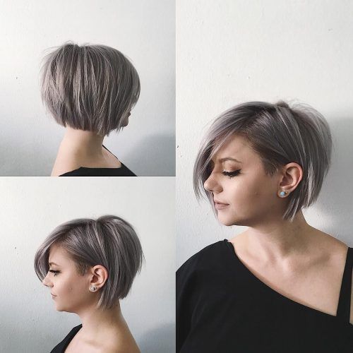 Silver Pixie Haircuts With Side Swept Bangs (Photo 4 of 20)