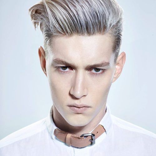 Silvery White Mohawk Hairstyles (Photo 13 of 20)
