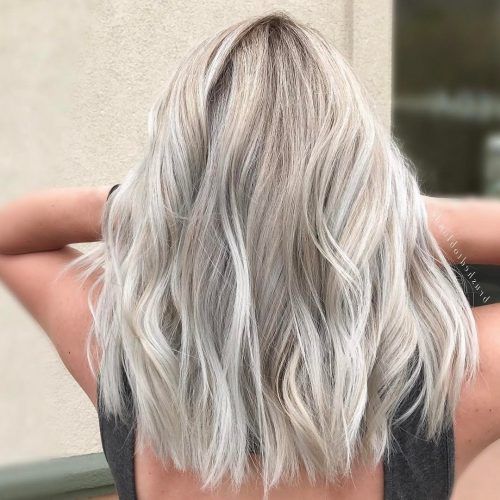 Soft Ash Blonde Lob Hairstyles (Photo 10 of 20)